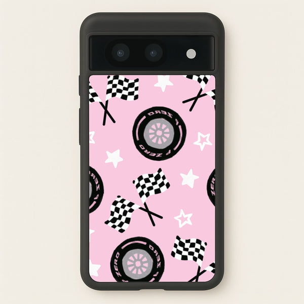 Racer Chic Pattern Phone Case - Google Pixel 8a