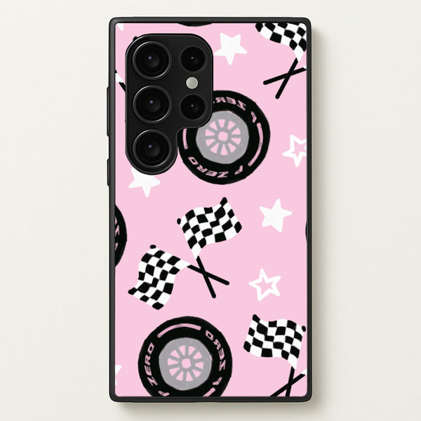 Racer Chic Pattern Phone Case - Galaxy S24 Ultra