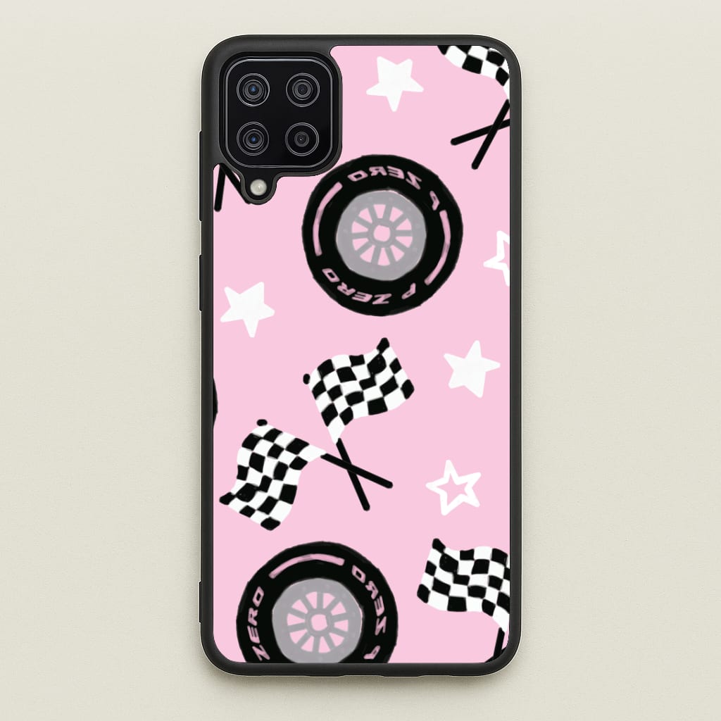 Racer Chic Pattern Phone Case - Galaxy A12