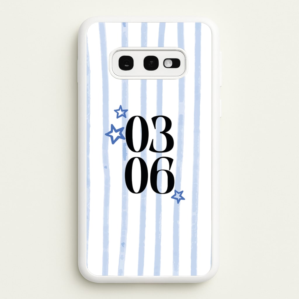 03 06 Phone Case - Galaxy S10e