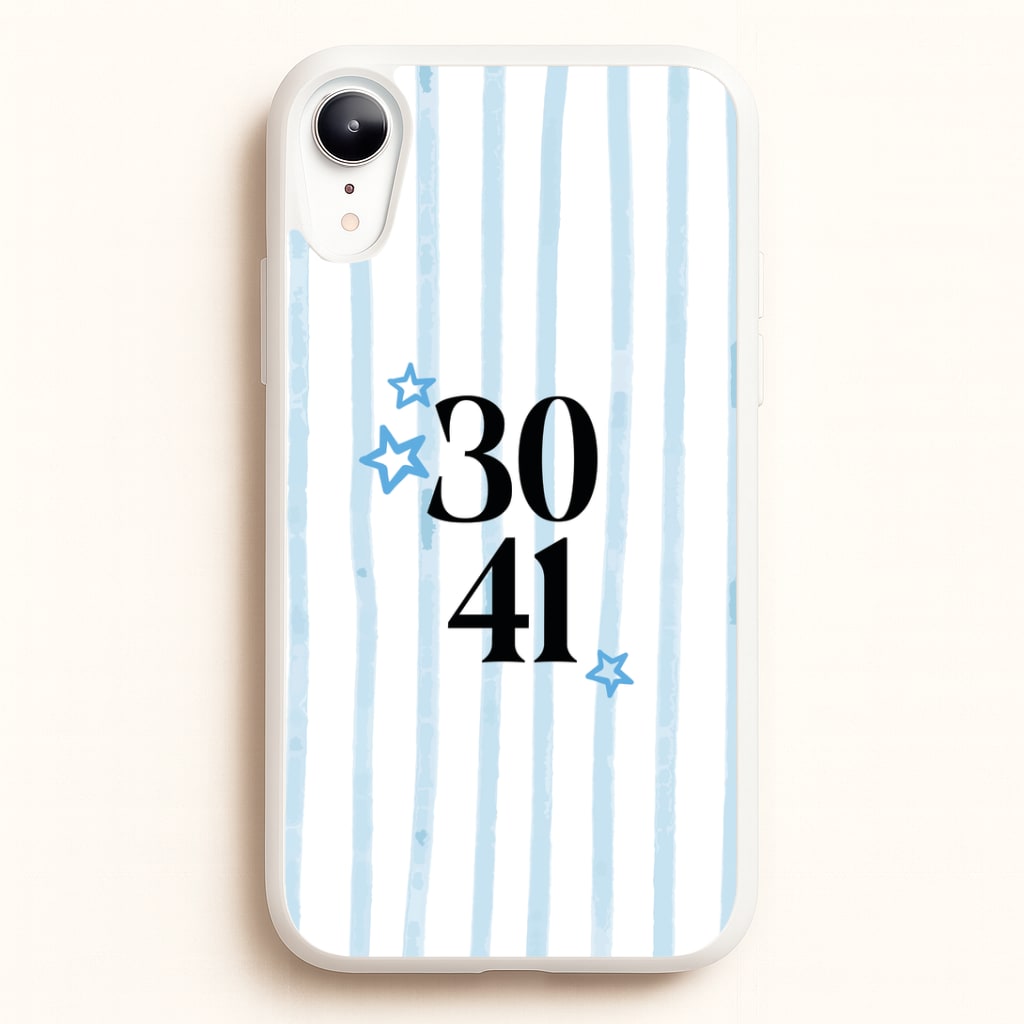 30 41 Phone Case - iPhone XR