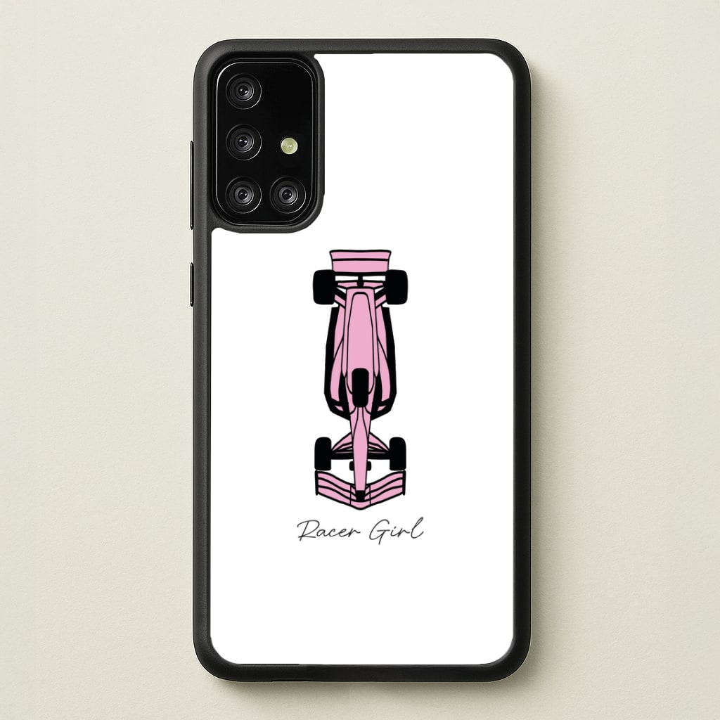 Racer Girl Phone Case - Galaxy A71