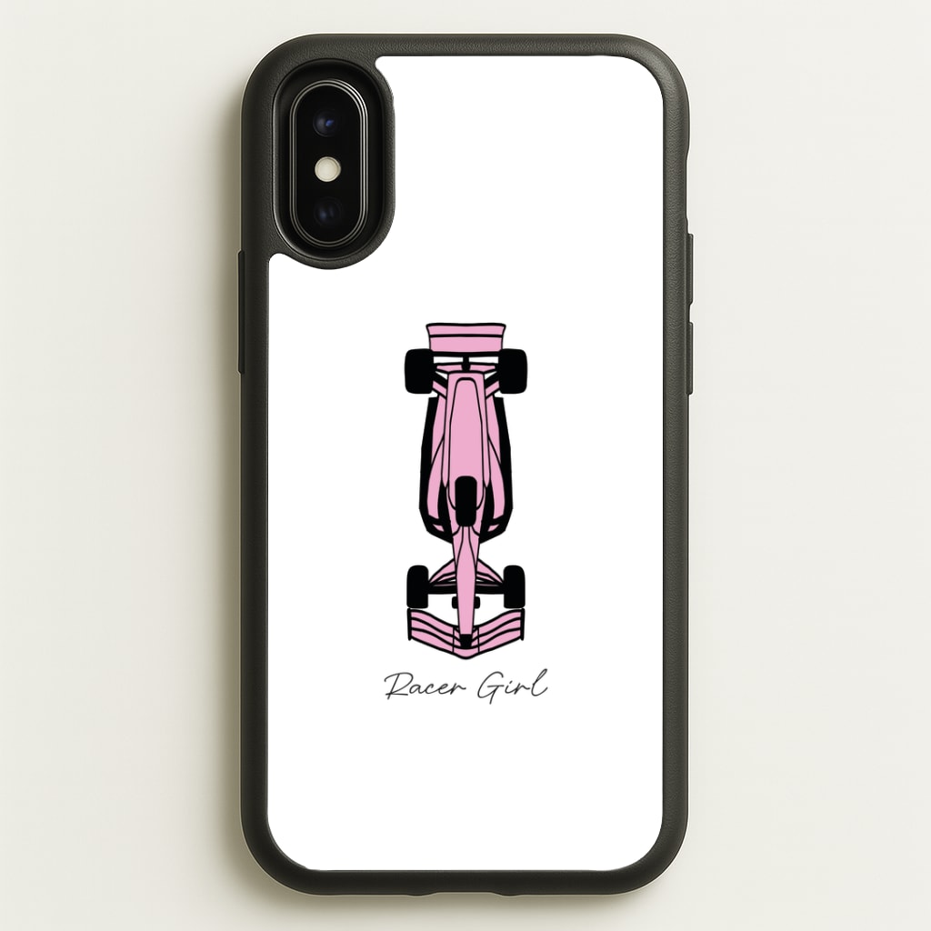 Racer Girl Phone Case - iPhone X / XS