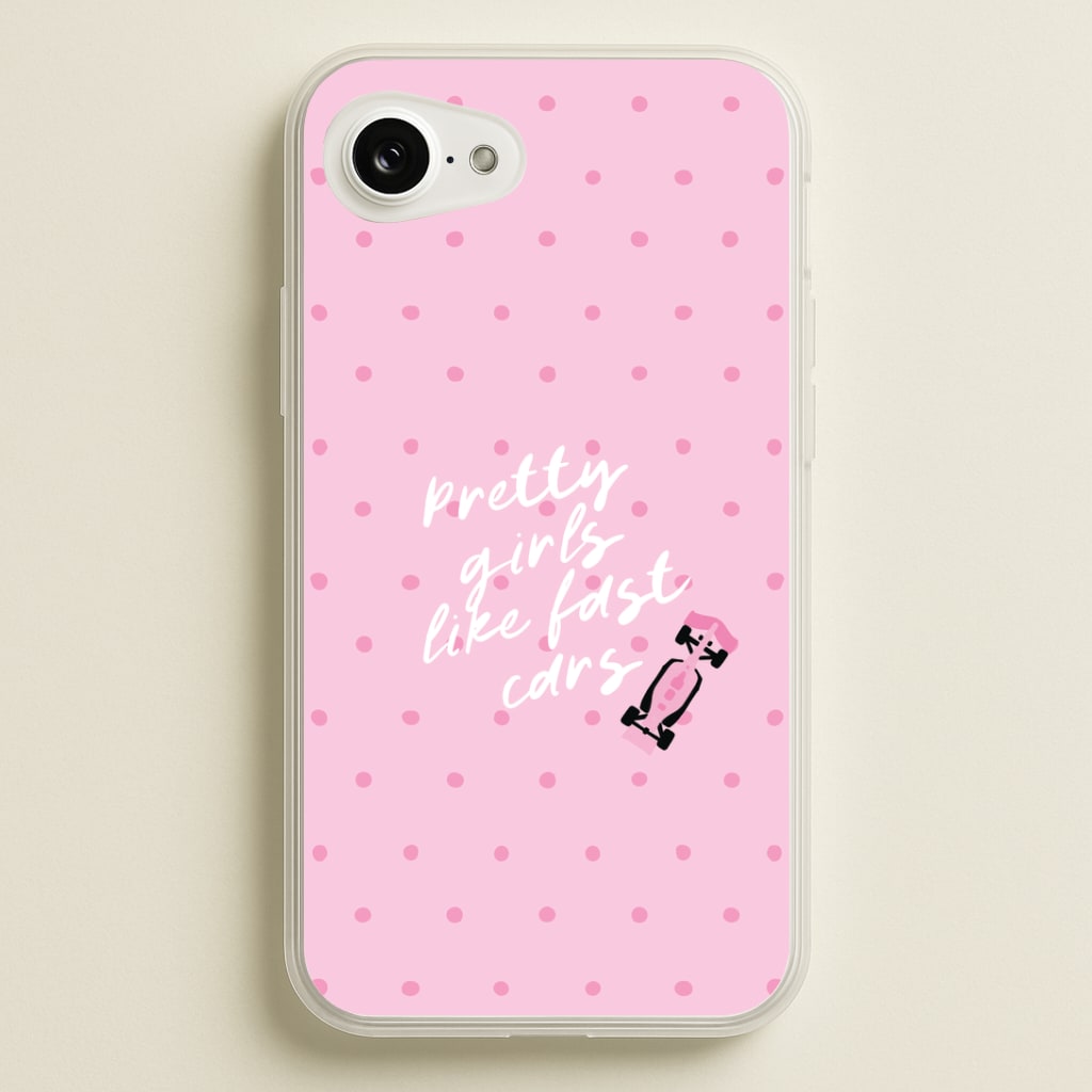 Pretty Girls Like Fast Cars Phone Case - iPhone 16e