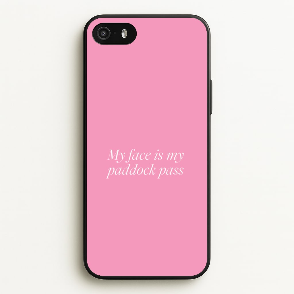 Paddock Pass Phone Case - iPhone 5 / 5s / SE 2016