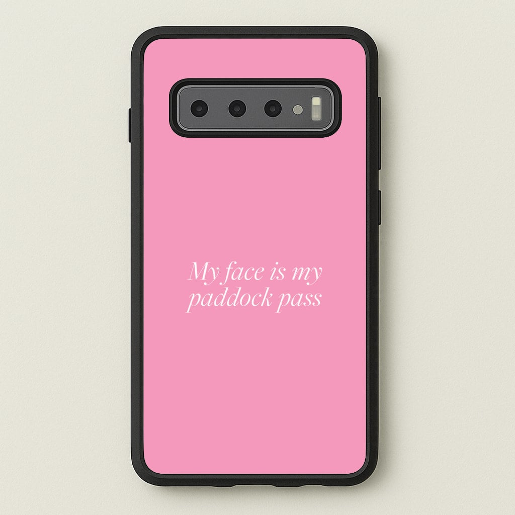 Paddock Pass Phone Case - Galaxy S10 Plus