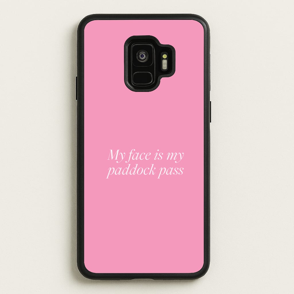 Paddock Pass Phone Case - Galaxy S9