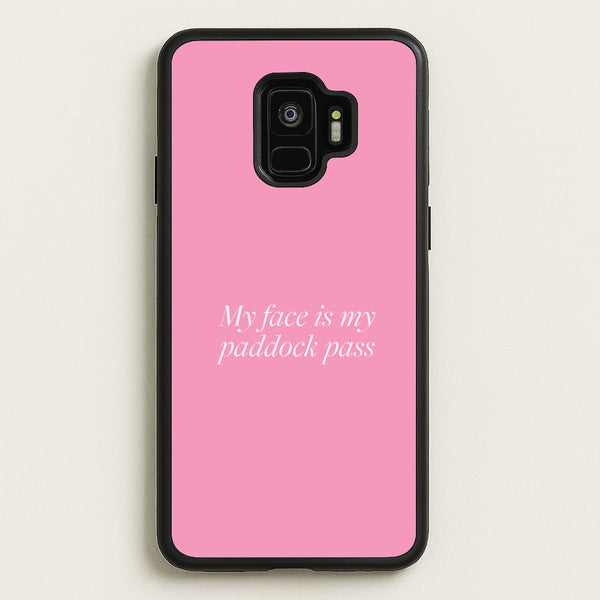 Paddock Pass Phone Case - Galaxy S9