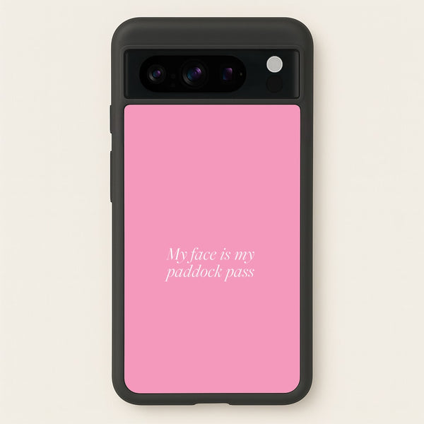 Paddock Pass Phone Case - Google Pixel 8 Pro
