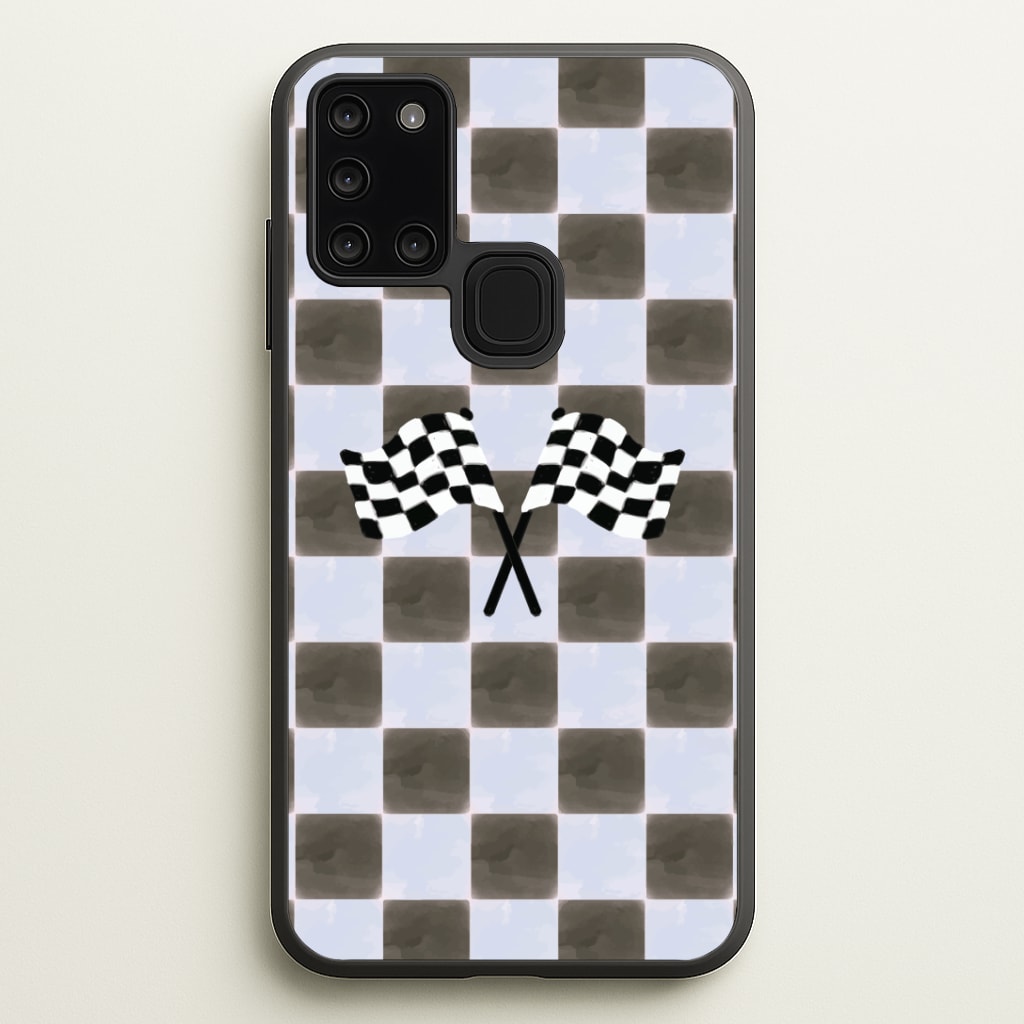 Blueberry Final Flag Phone Case - Galaxy A21s