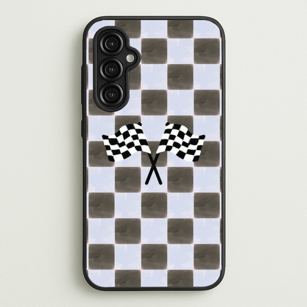 Blueberry Final Flag Phone Case - Galaxy A14