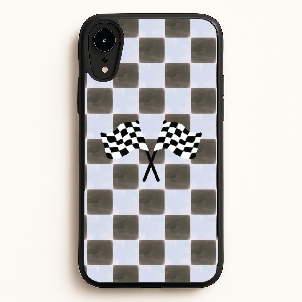 Blueberry Final Flag Phone Case - iPhone XR