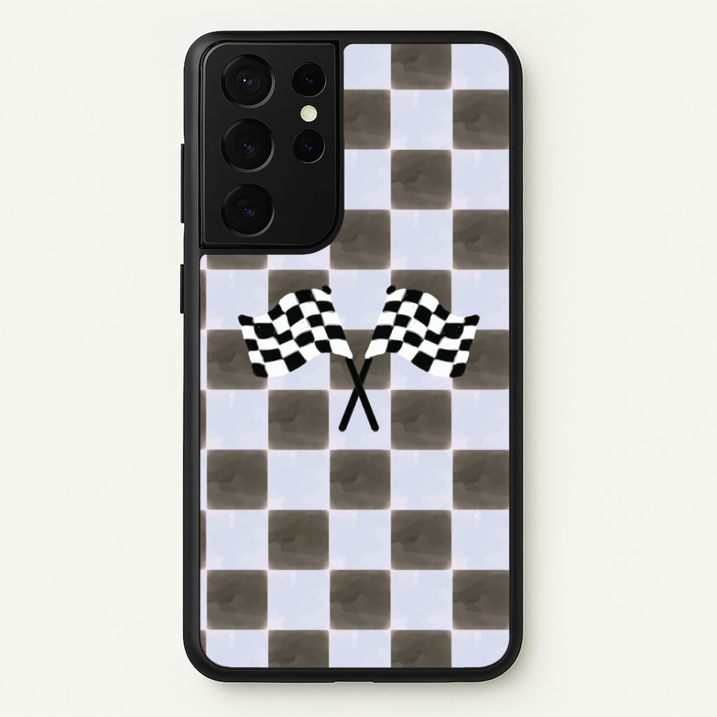 Blueberry Final Flag Phone Case - Galaxy S21 Ultra