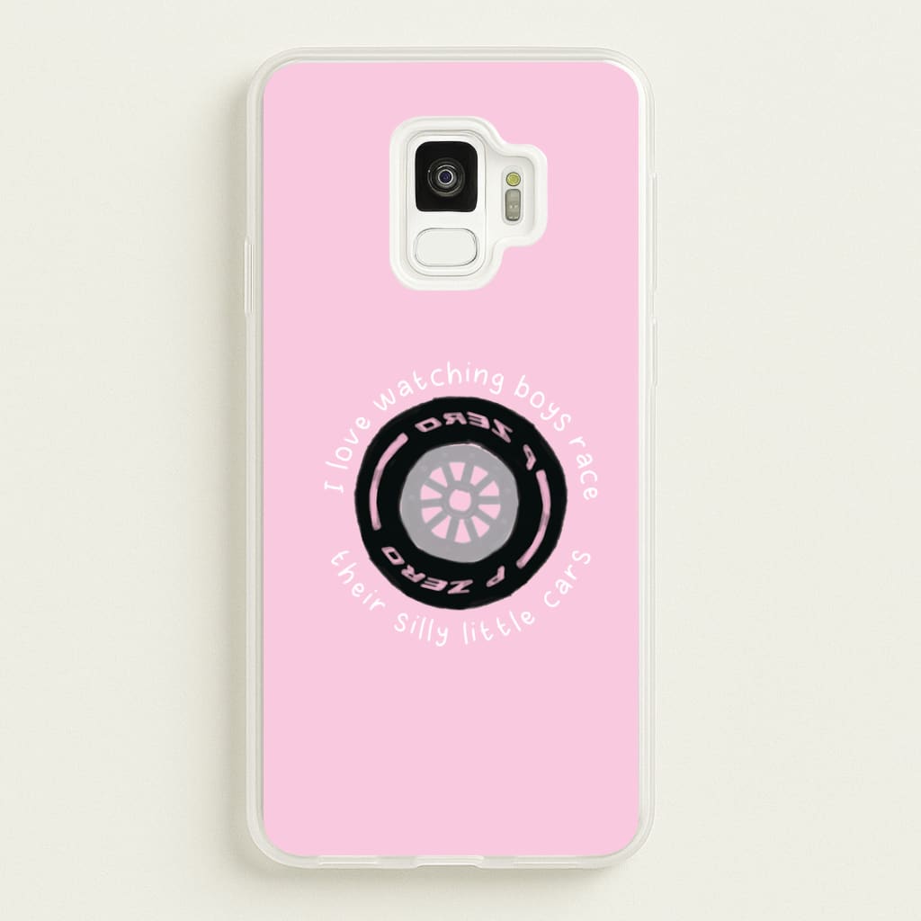 Boys And Their Silly Little Cars Phone Case - Galaxy S9
