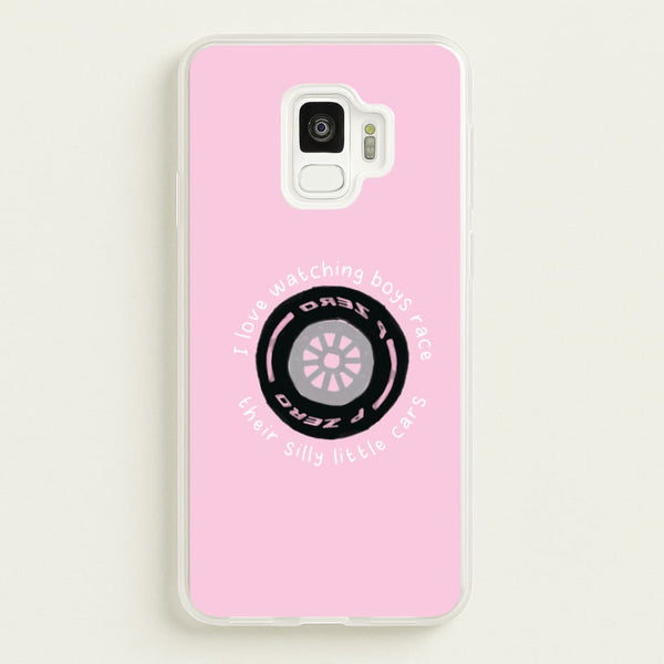 Boys And Their Silly Little Cars Phone Case - Galaxy S9