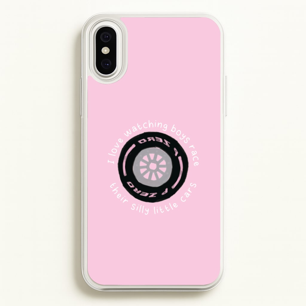 Boys And Their Silly Little Cars Phone Case - iPhone XS Max