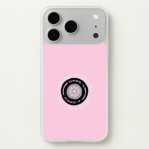 Boys And Their Silly Little Cars Phone Case - iPhone 17 Pro