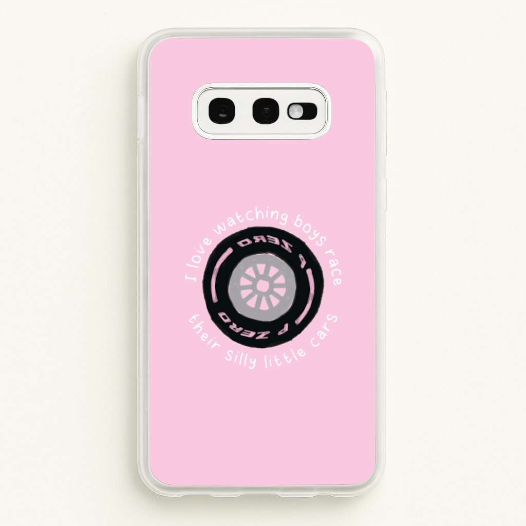 Boys And Their Silly Little Cars Phone Case - Galaxy S10e