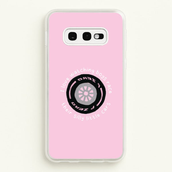 Boys And Their Silly Little Cars Phone Case - Galaxy S10e