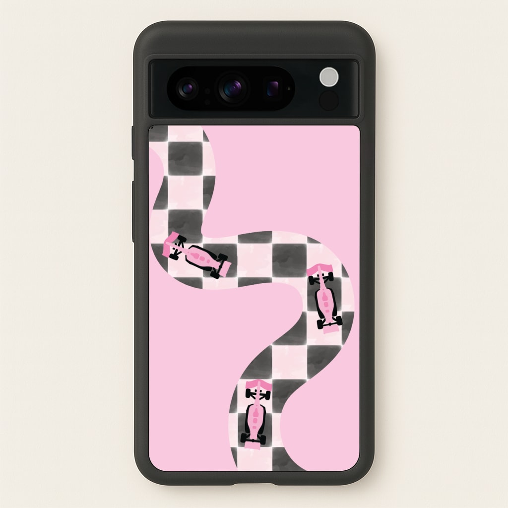 Checkered Track Phone Case - Google Pixel 8 Pro