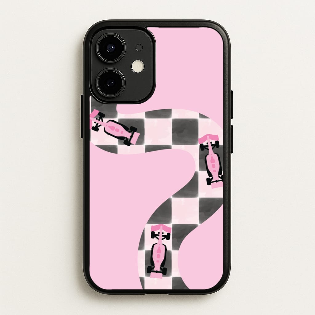 Checkered Track Phone Case - iPhone 12 Mini