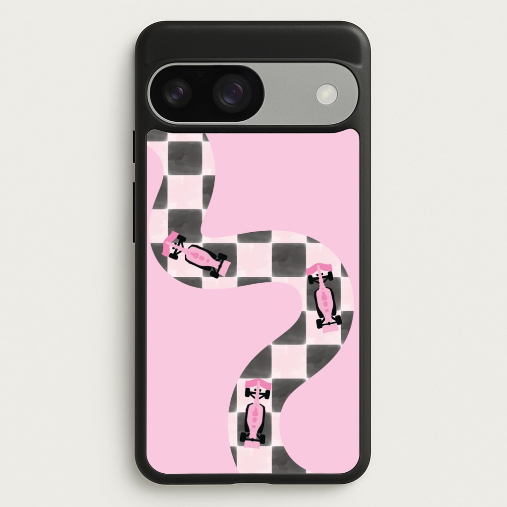 Checkered Track Phone Case - Google Pixel 9 / 9 Pro