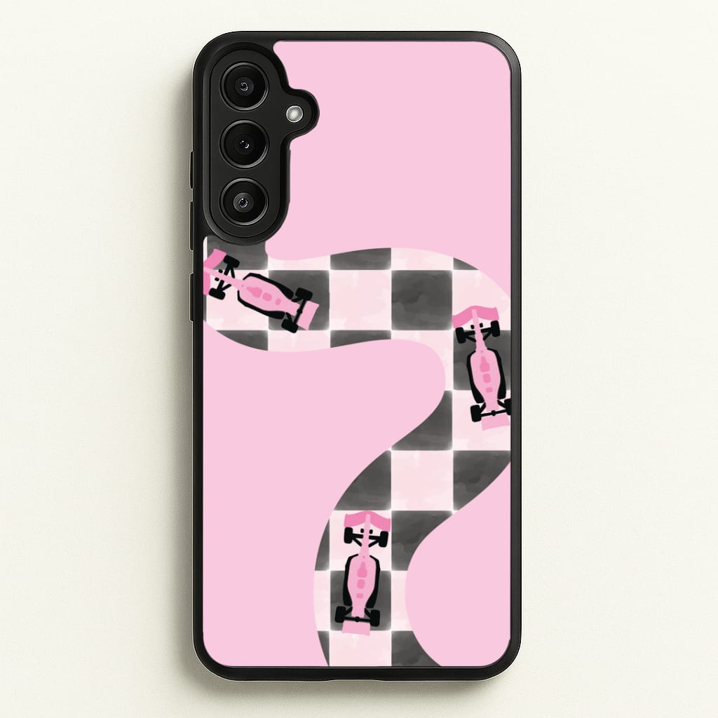 Checkered Track Phone Case - Galaxy A34