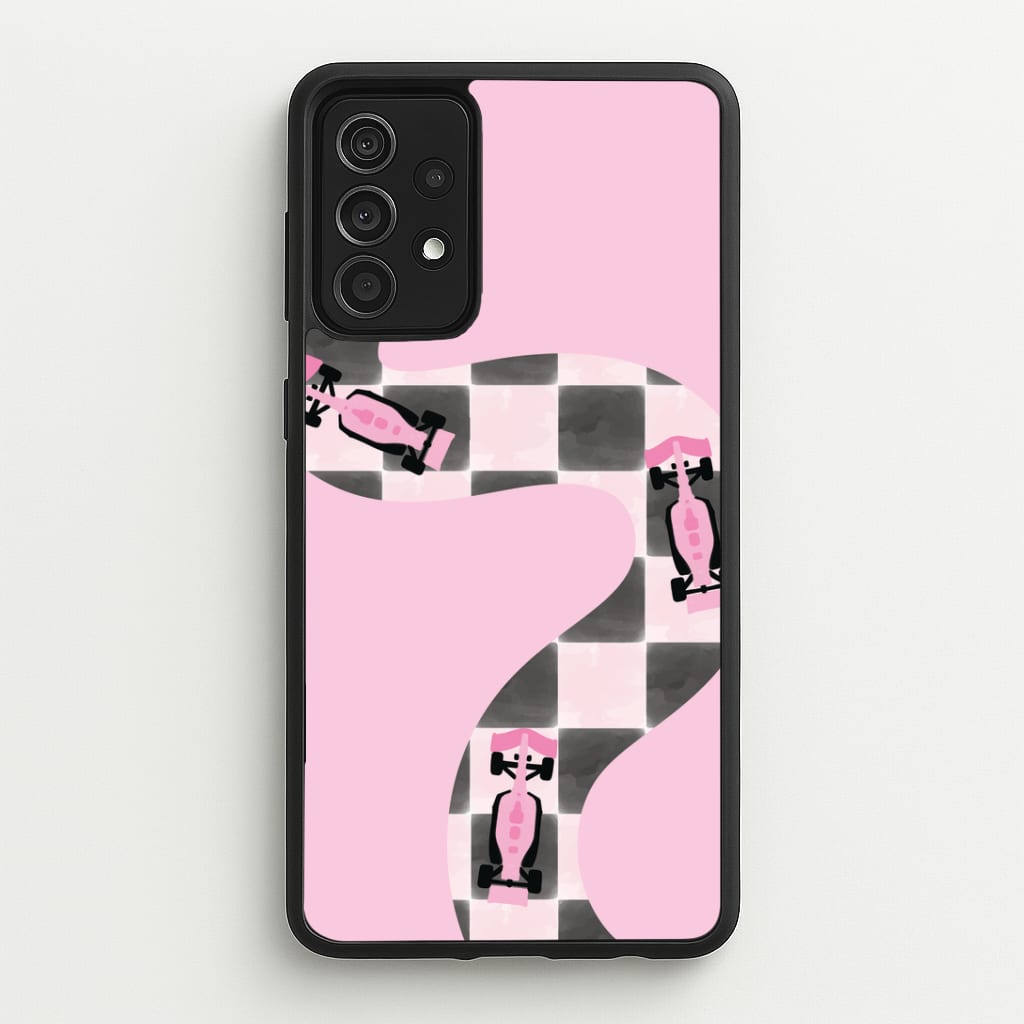 Checkered Track Phone Case - Galaxy A52 / A52s