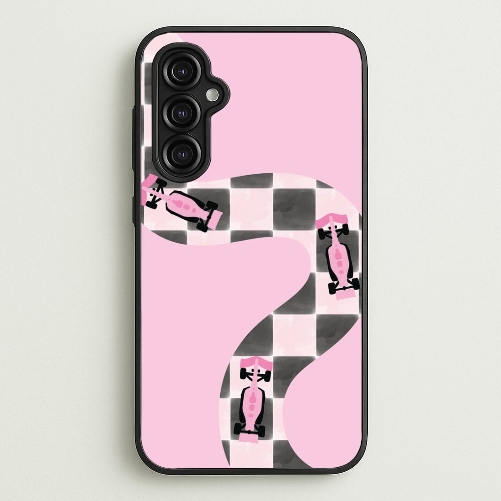 Checkered Track Phone Case - Galaxy A14