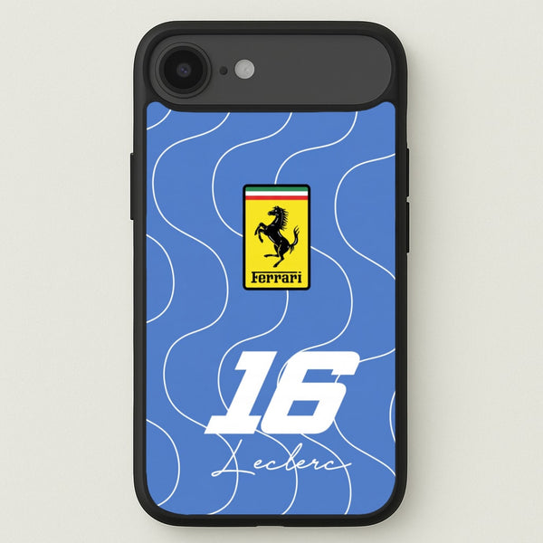 Blue 16 - Charles Leclerc Phone Case - iPhone 17 Air / Standard