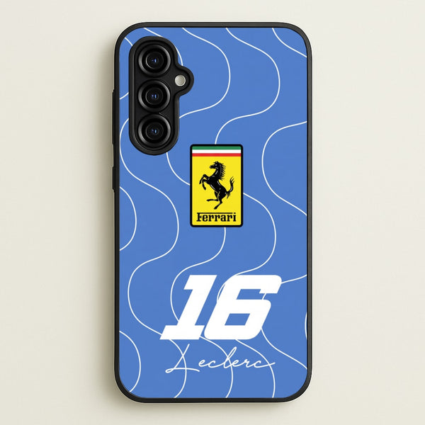 Blue 16 - Charles Leclerc Phone Case - Galaxy A54 / Standard