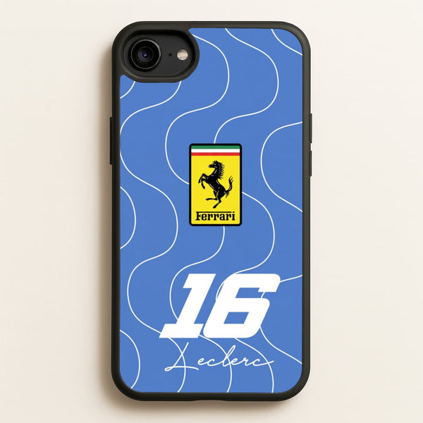 Blue 16 - Charles Leclerc Phone Case - iPhone 6 / 7 / 8 / SE / Standard