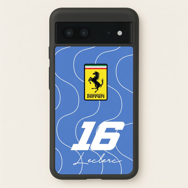 Blue 16 - Charles Leclerc Phone Case - Google Pixel 7 / Standard