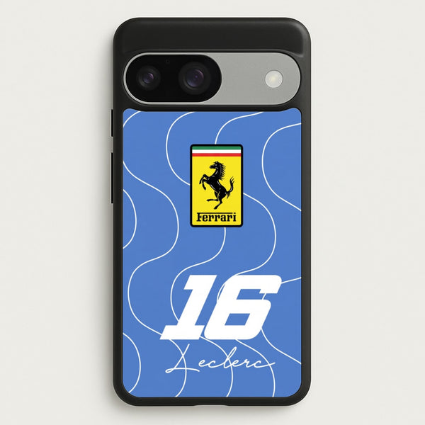 Blue 16 - Charles Leclerc Phone Case - Google Pixel 9 / 9 Pro / Standard