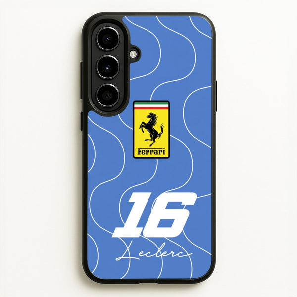 Blue 16 - Charles Leclerc Phone Case - Galaxy A56 / Standard