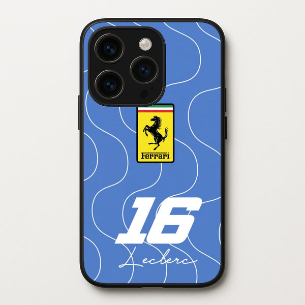 Blue 16 - Charles Leclerc Phone Case - iPhone 15 Pro Max / Standard