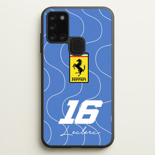 Blue 16 - Charles Leclerc Phone Case - Galaxy A21s / Standard