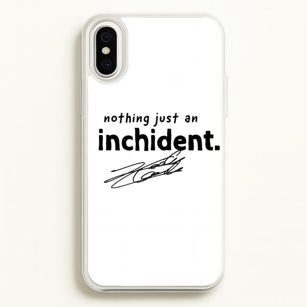 Nothing Just An Inchident - Charles Leclerc Phone Case - iPhone XS Max / Standard