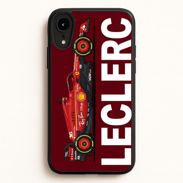 Charles Leclerc Ferarri Phone Case - iPhone XR / Standard