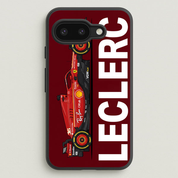 Charles Leclerc Ferarri Phone Case - Google Pixel 9a / Standard