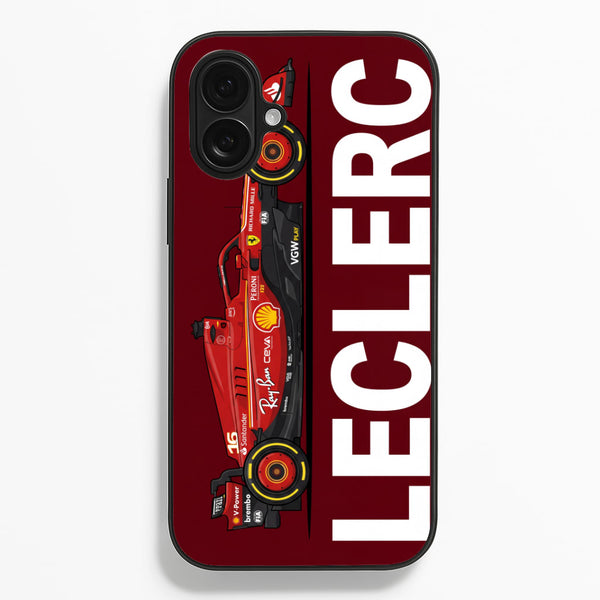 Charles Leclerc Ferarri Phone Case - iPhone 16 Plus / Standard