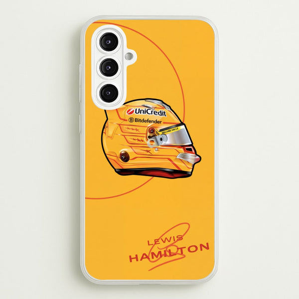 Lewis Hamilton Yellow Helmet Phone Case - Galaxy A16 / Standard