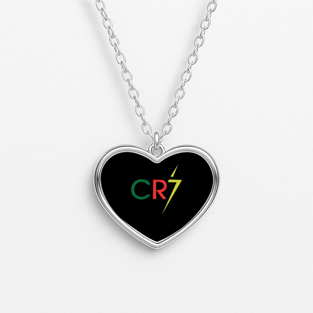 CR7 - Football Heart Necklace