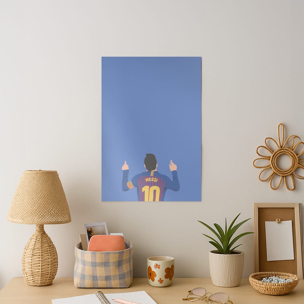 Messi - Football Art Print
