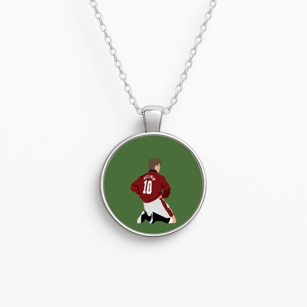 Beckham - Football Circle Necklace
