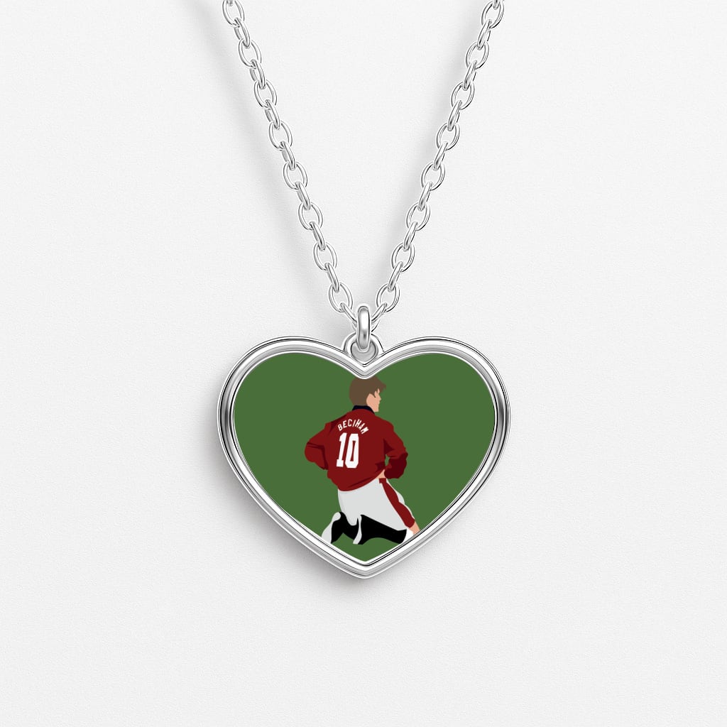 Beckham - Football Heart Necklace
