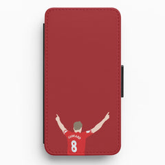 Gerrard - Football Flip / Wallet Phone Case
