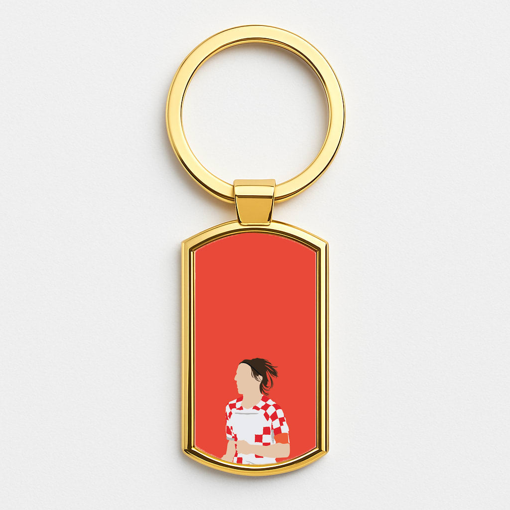 Modric - Football Gold Keyring
