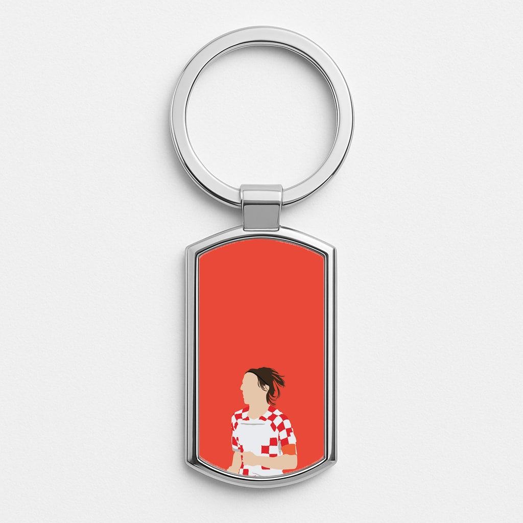 Modric - Football Silver Keyring