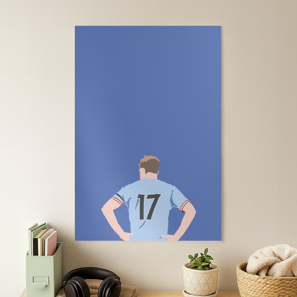 De Bruyne - Football Poster